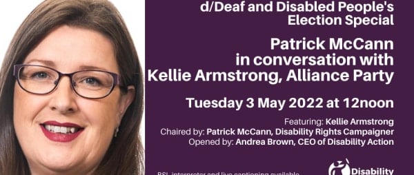 Don't Miss Patrick McCann in Conversation with Kellie Armstrong of the Alliance Party