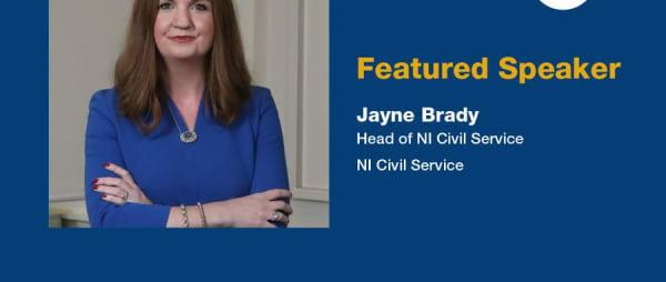 Head of the NI Civil Service, Jayne Brady, panelist at Harkin Belfast