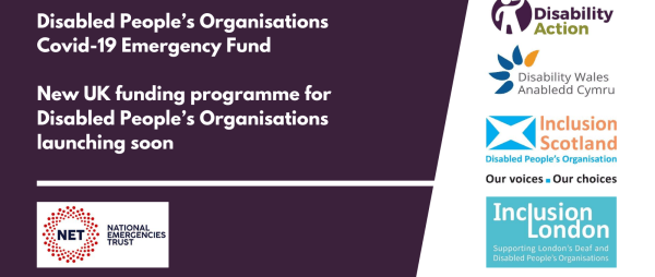 Disabled People’s Organisations Covid-19 Emergency Fund