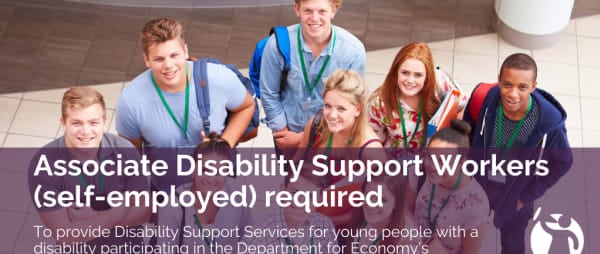 Associate Disability Support Workers (self-employed) required