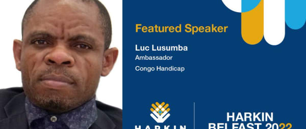 Learn how Luc Lusumba is advocating the rights of disabled people in DR Congo