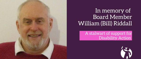 In memory of Board Member William (Bill) Riddall
