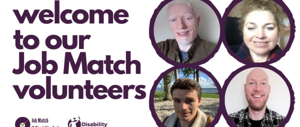 Meet our new Job Match Volunteers
